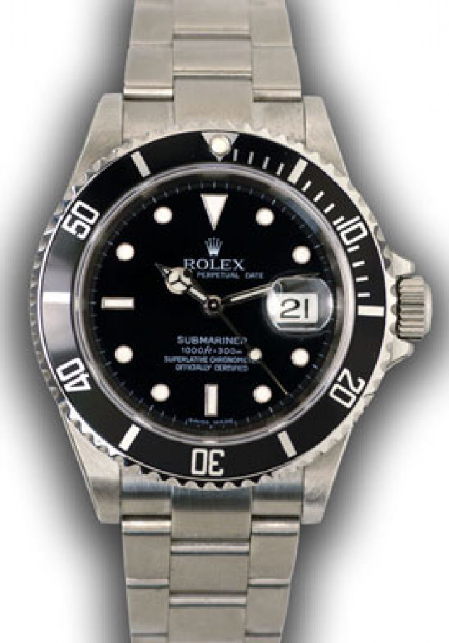 Steel Rolex Oyster Perpetual Submariner 16610 T Year 2006