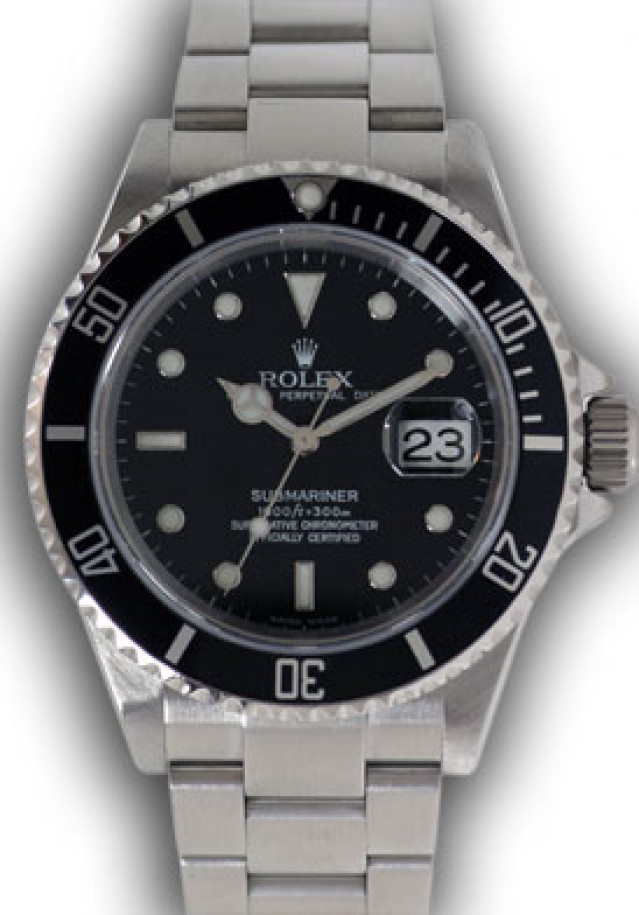 Steel Rolex Oyster Perpetual Submariner 16610 T Year 2004