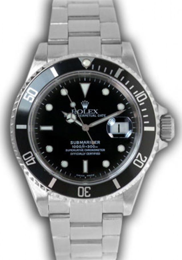Rolex Submariner 16610 with Elapsed Time Unidirectional Rotatable Bezel