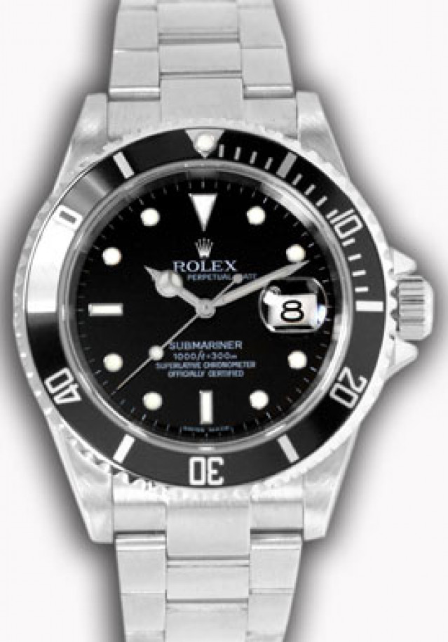 Steel Rolex Oyster Perpetual Submariner 16610 T Year 2007