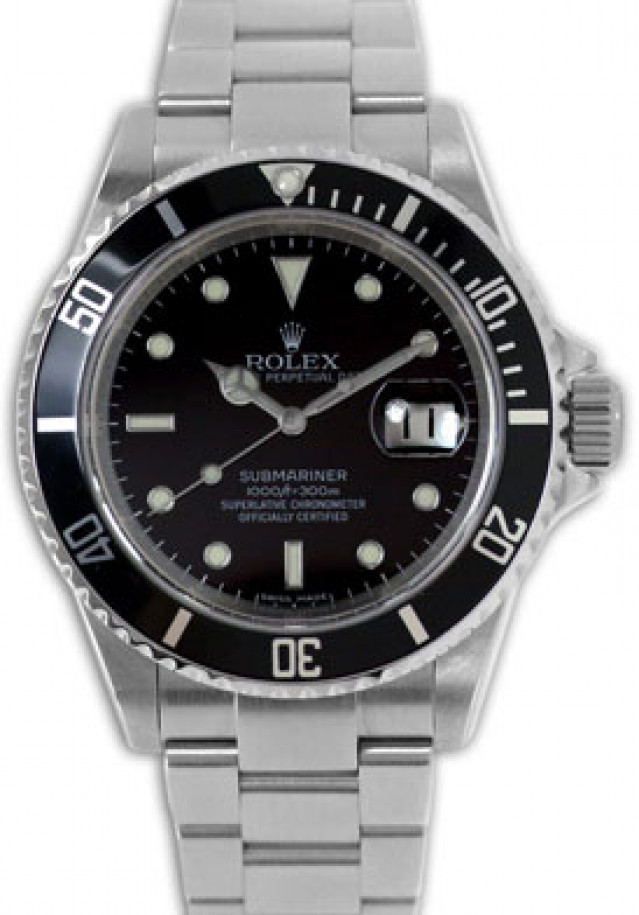 Steel Rolex Oyster Perpetual Submariner 16610 T Year 2008