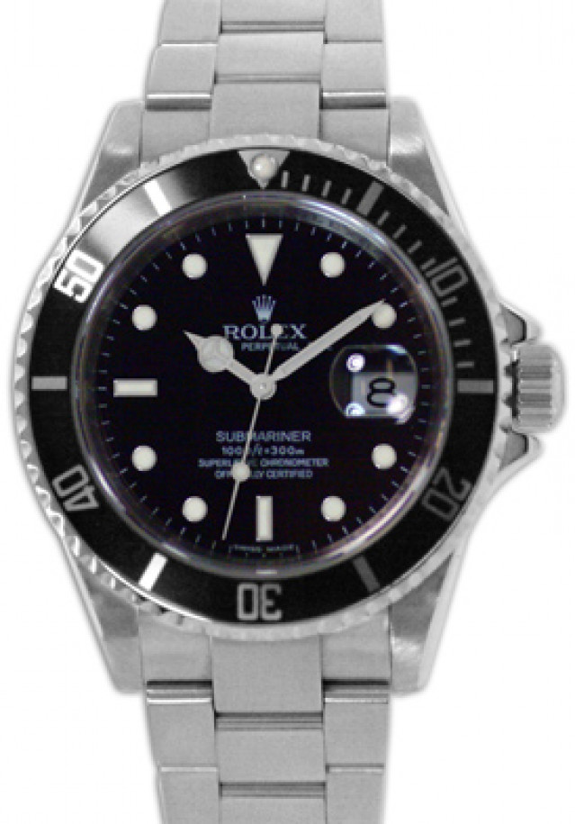 Pre-Owned Rolex Submariner 16610 T Year 2008