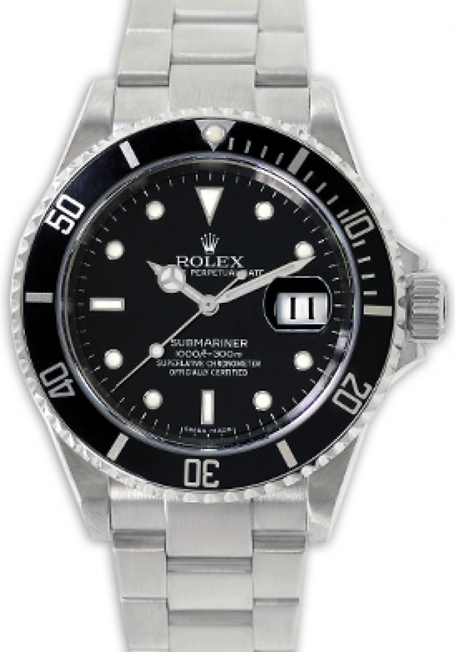 Pre-Owned Steel Rolex Submariner 16610 T