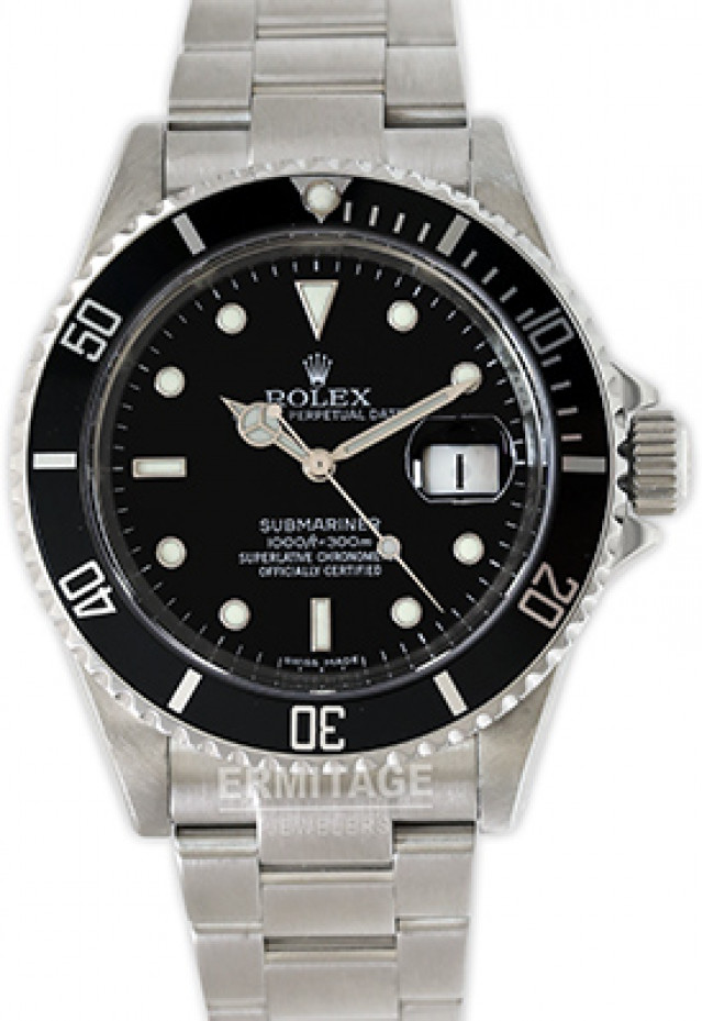 Pre-Owned Rolex Submariner 16610 T Year 2009