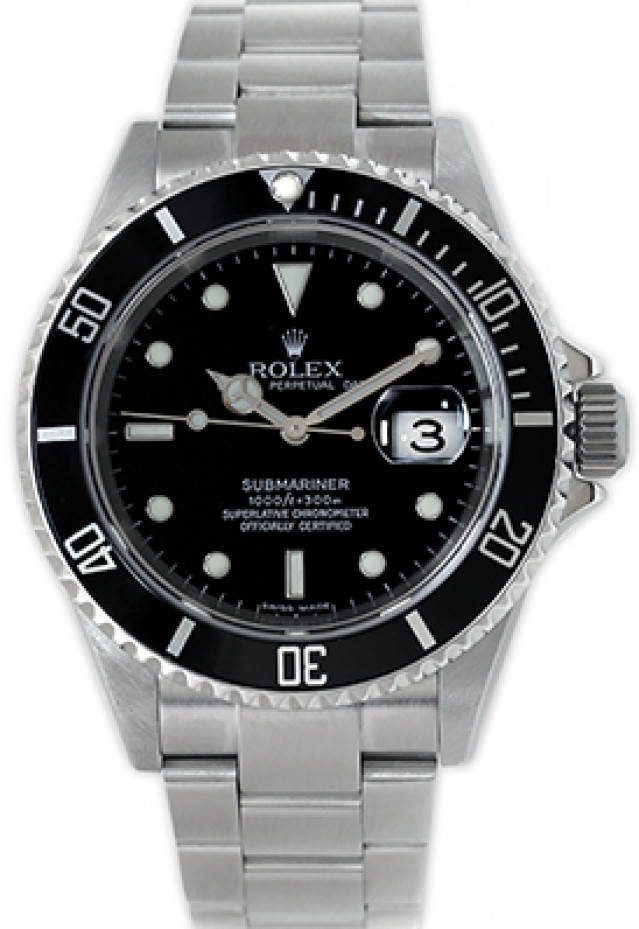 Rolex Submariner 16610 Black 2005