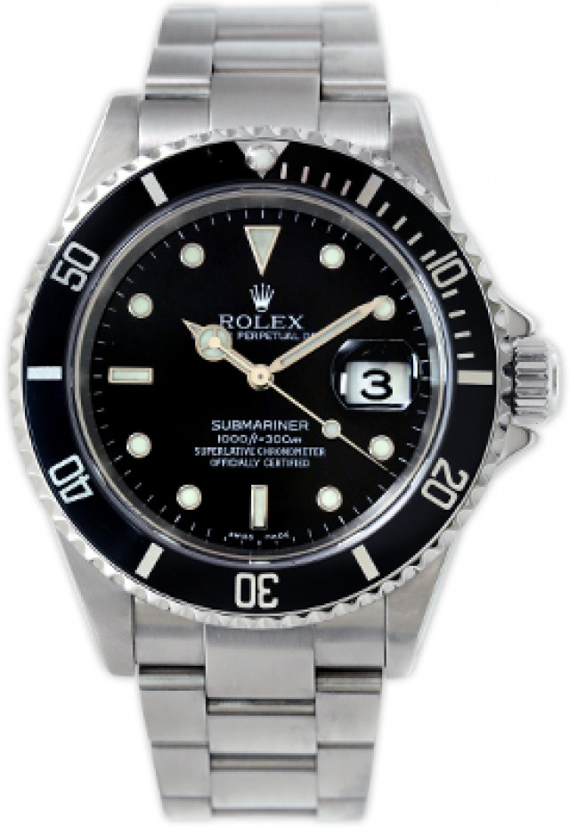 Rolex Submariner 16610 Black 4114