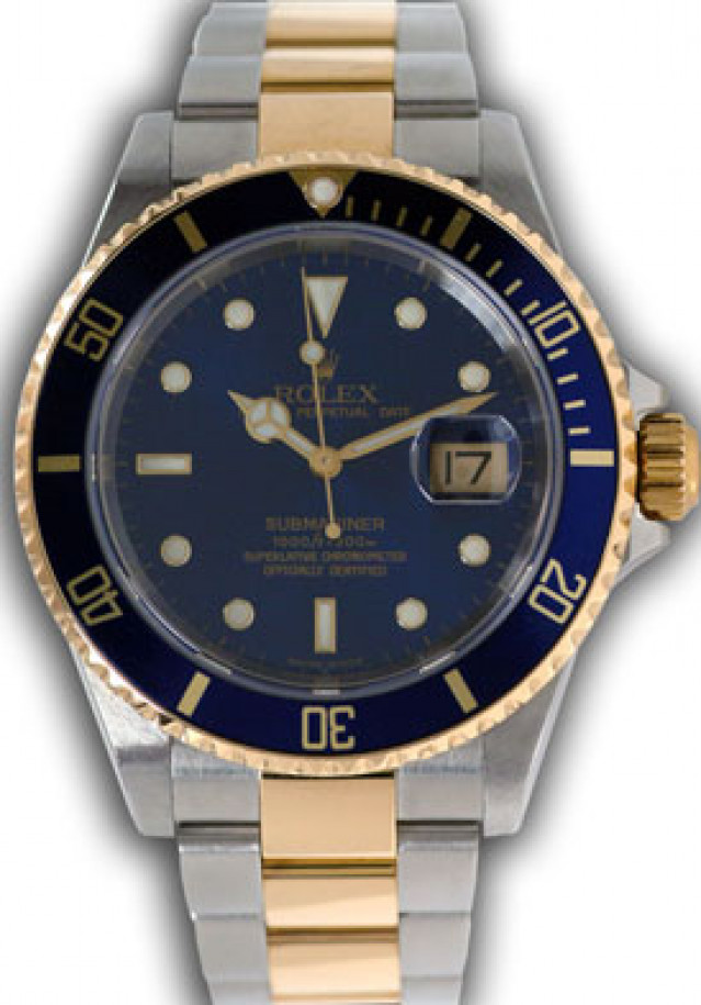 Rolex Submariner 16613 T Blue Diving Year 2004
