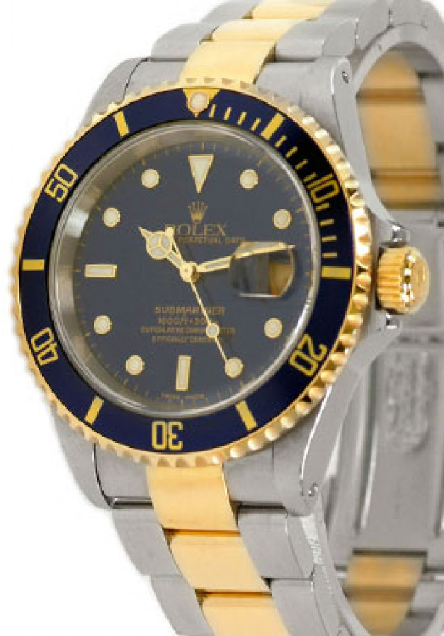Rolex Submariner 16613 Two Tone Blue Style 2003