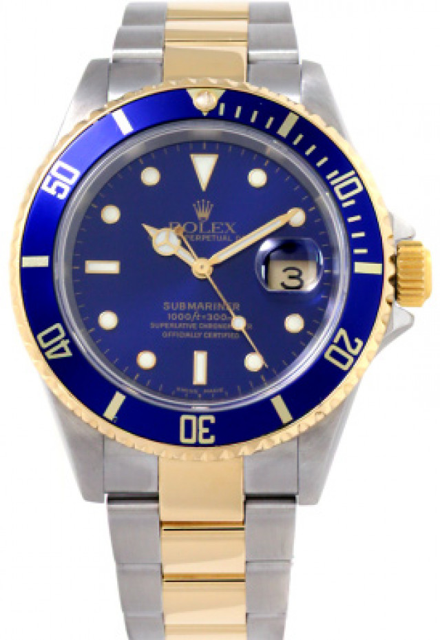 Pre-Owned Rolex Submariner 16613 Gold & Steel