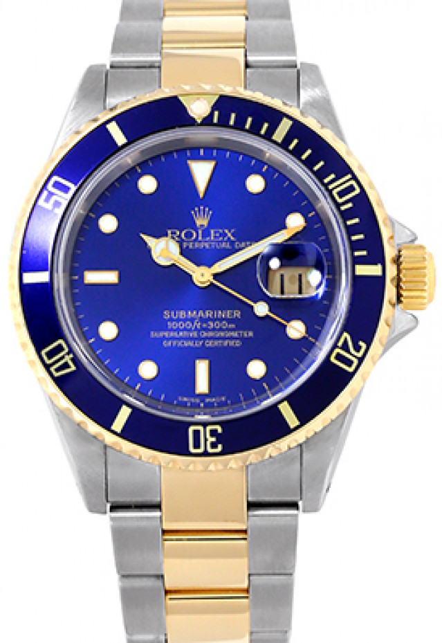 Rolex Submariner 16613 40 mm Gold & Steel on Oyster