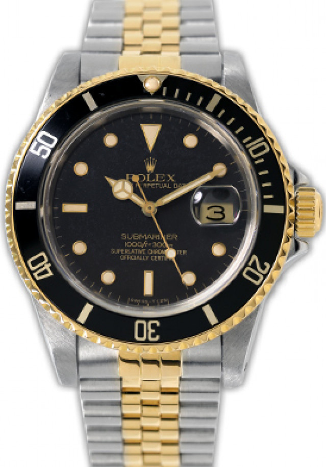 Rolex Oyster Perpetual Submariner 16803 Gold & Steel