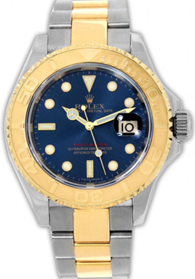 Rolex 16623 Yellow Gold & Steel on Oyster Blue