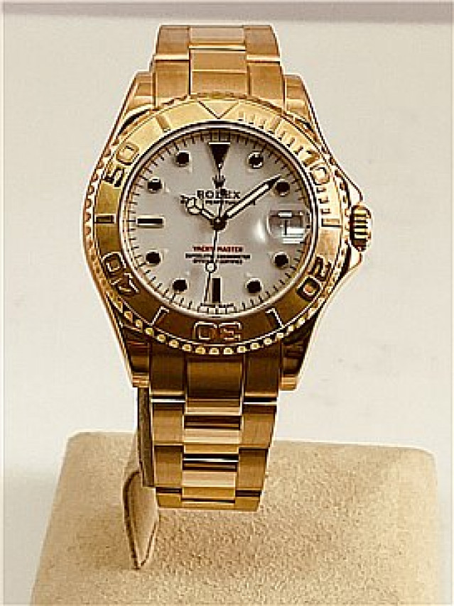 Rolex 168628 Yellow Gold on Oyster White