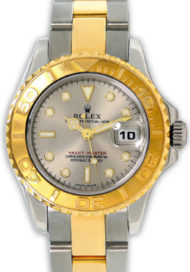 Pre-Owned Rolex Yacht-Master 169623 Gold & Steel Year 2004