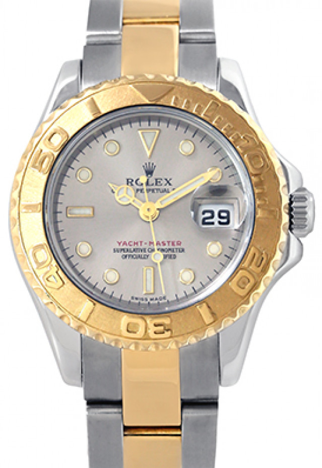 Pre-Owned Rolex Yacht-Master 169623 Gold & Steel Year 2005