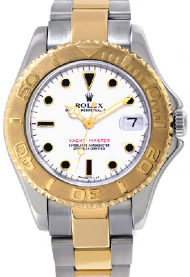 Rolex 68623 Yellow Gold & Steel on Oyster White