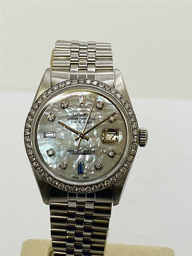 Diamond Rolex Datejust 16030 Two Tone