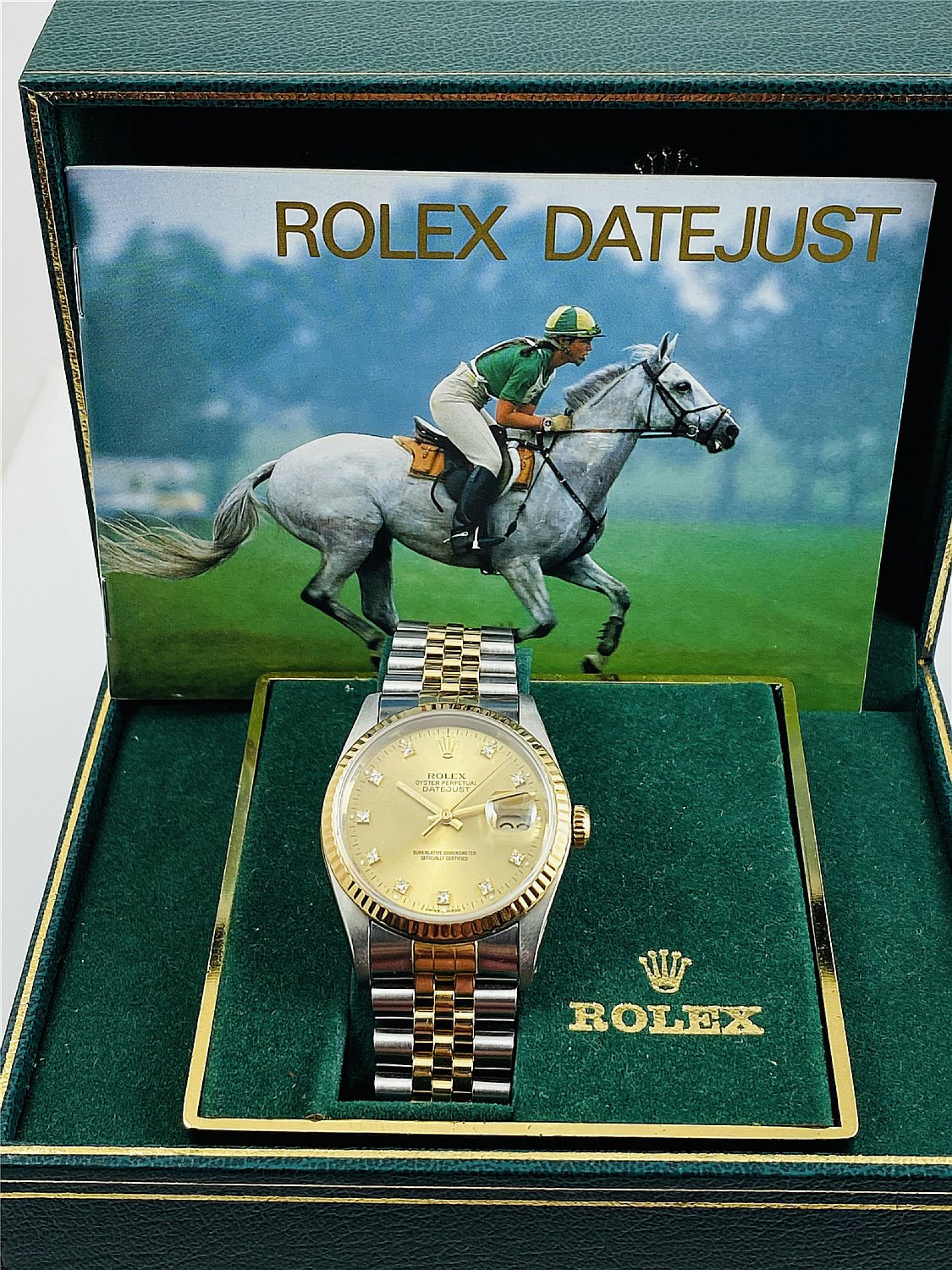 Diamond Rolex Datejust 16233 with Jubilee Bracelet