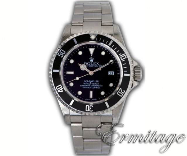 Rolex 16600 Steel on Oyster Black