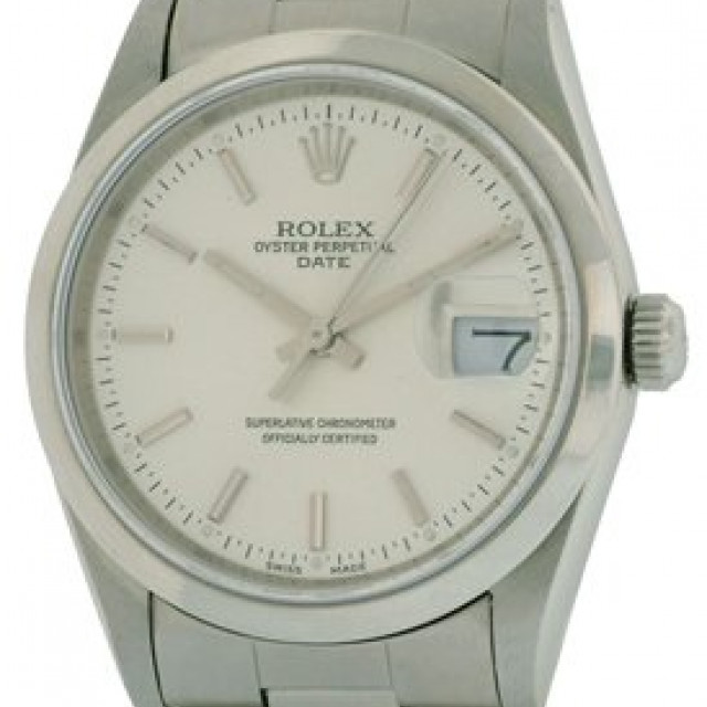 Rolex Date 15200 Steel Silver Dial 2000