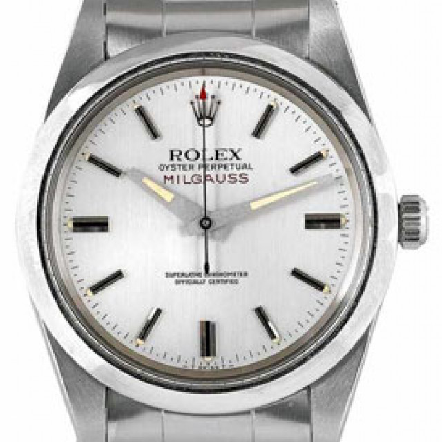 Vintage Rolex Milgauss 1019 Steel with Silver Dial