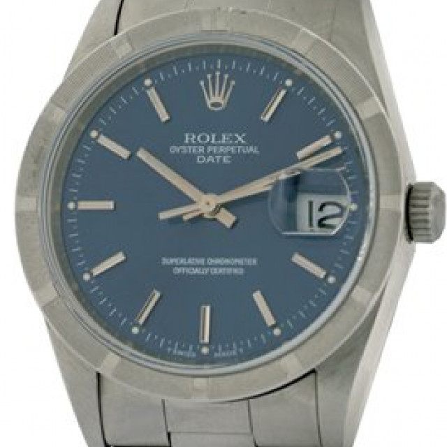 Rolex Date 15210 Steel Blue 1994