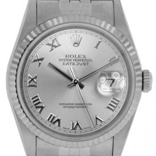 Rolex Datejust 16234 Steel with Silver Dial & Roman Markers