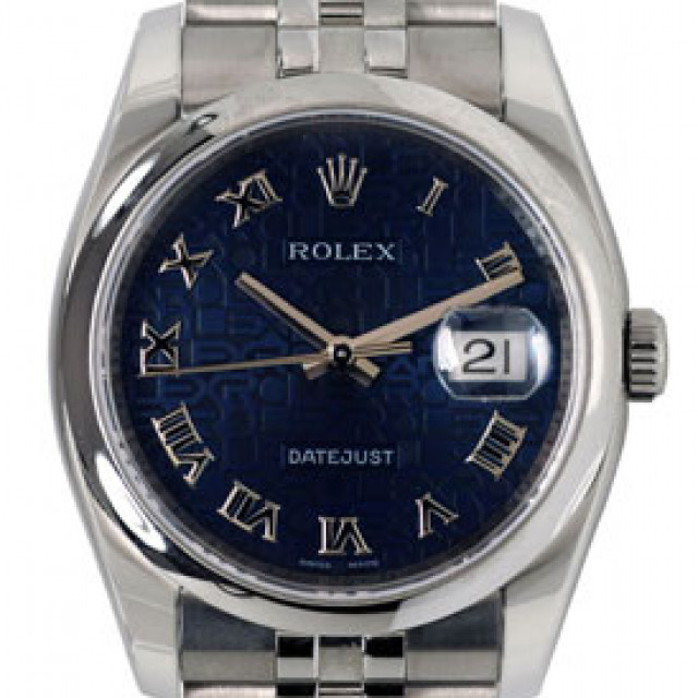 Rolex Datejust 116200 Steel with Blue Dial & Roman Markers