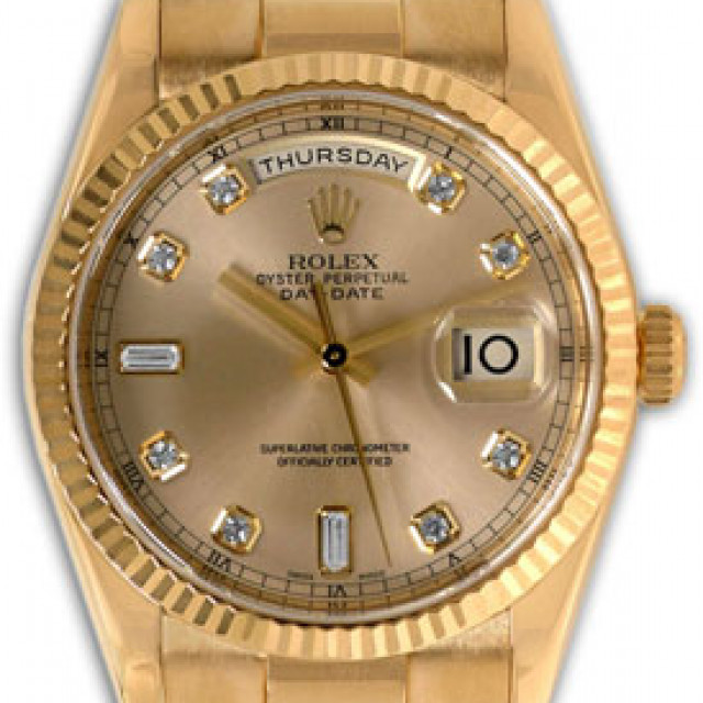 Pre-Owned Diamond Rolex Day-Date 118238