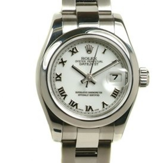Rolex 179160 Steel on Oyster, Domed Bezel White with Silver Roman