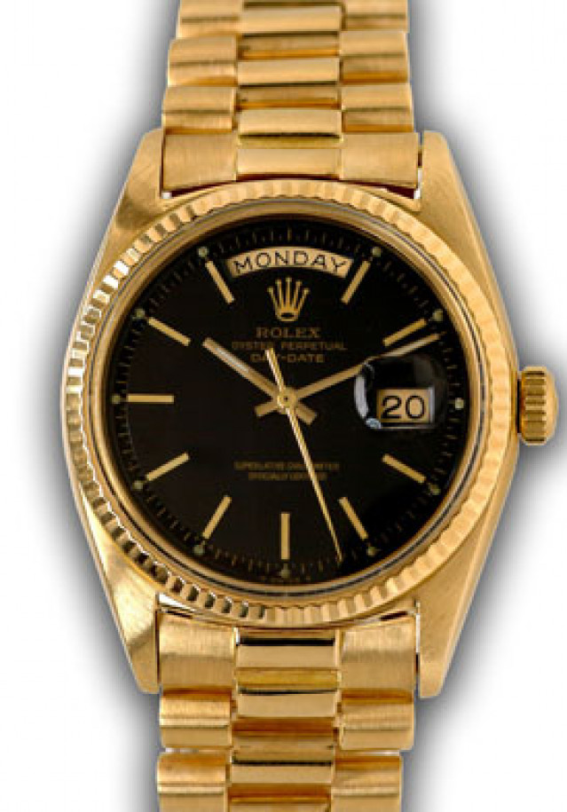 Vintage Rolex Day-Date 1803 Gold Year 1967 with Black Dial 1967