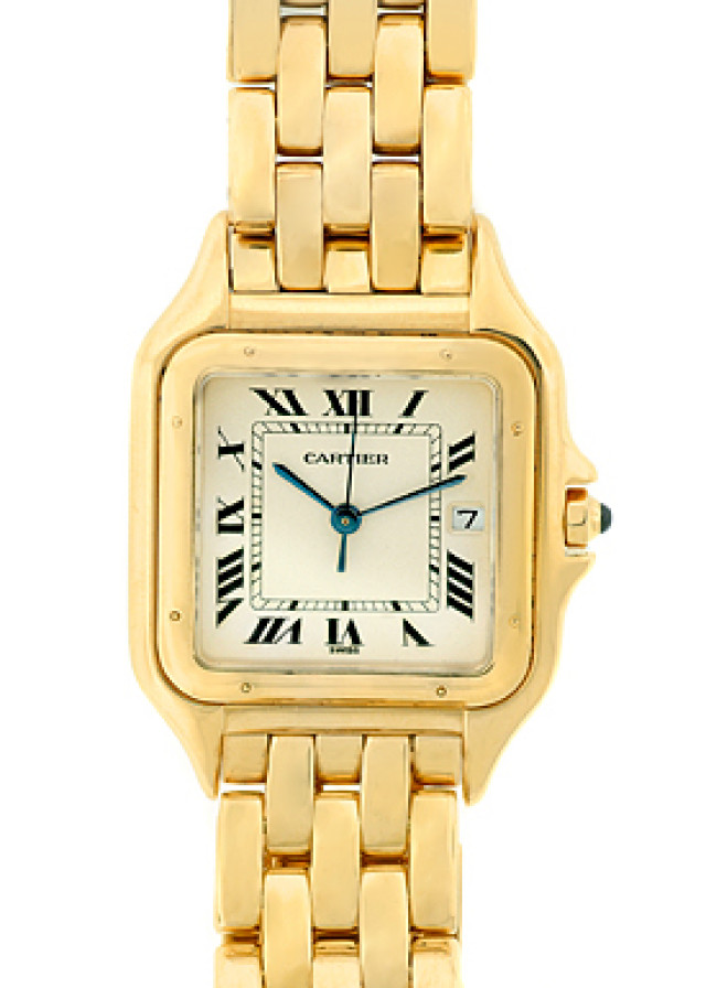 Cartier Tank Panthere W25034B9 Gold | Ermitage Jewelers