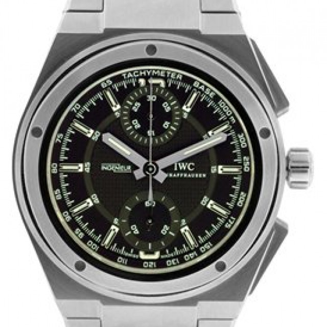 Pre-Owned IWC Ingenieur IW372501 with Black Guilloche Dial