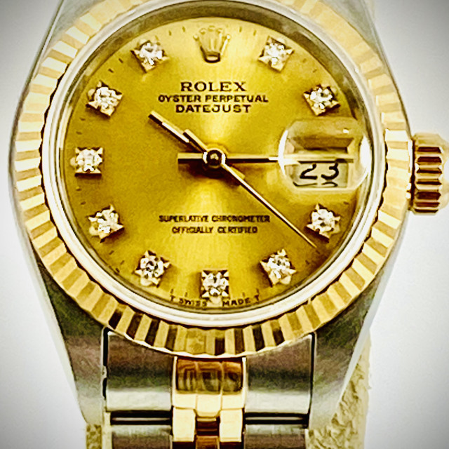 Ladies Rolex Datejust 69173 18kt Yellow Gold