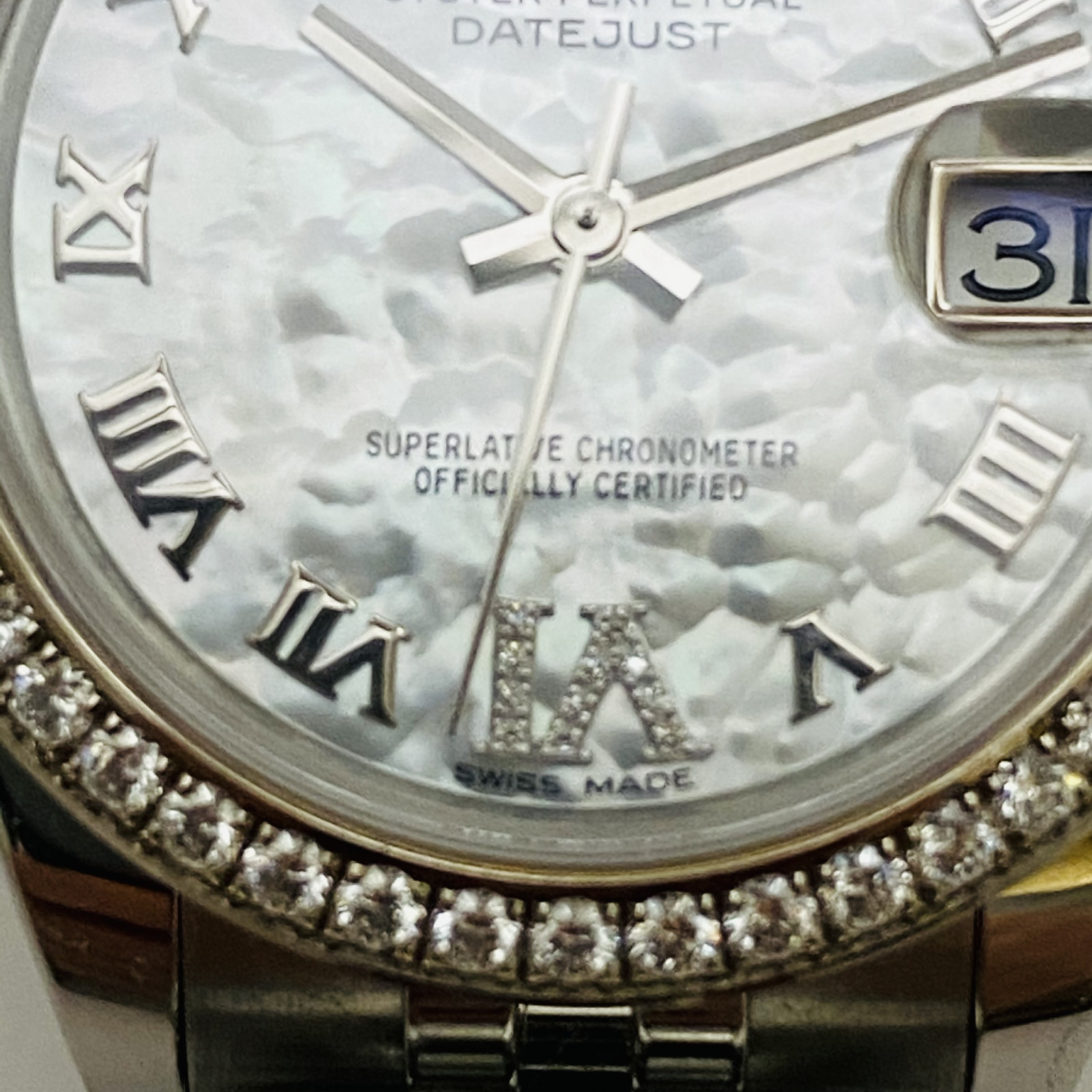 Rolex Mid-Size Ladies Diamond Watch 178384 Unworn 2020