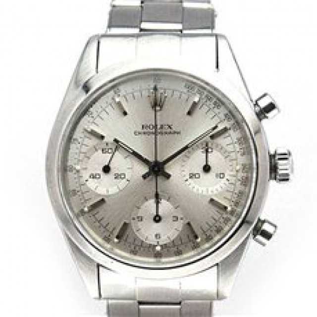Rolex 6238 Steel on Oyster, Smooth Bezel Steel with Index & Luminous