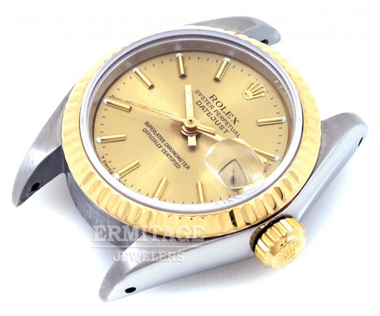 Pre-Owned Gold & Steel Rolex Datejust 69173 Year 1990