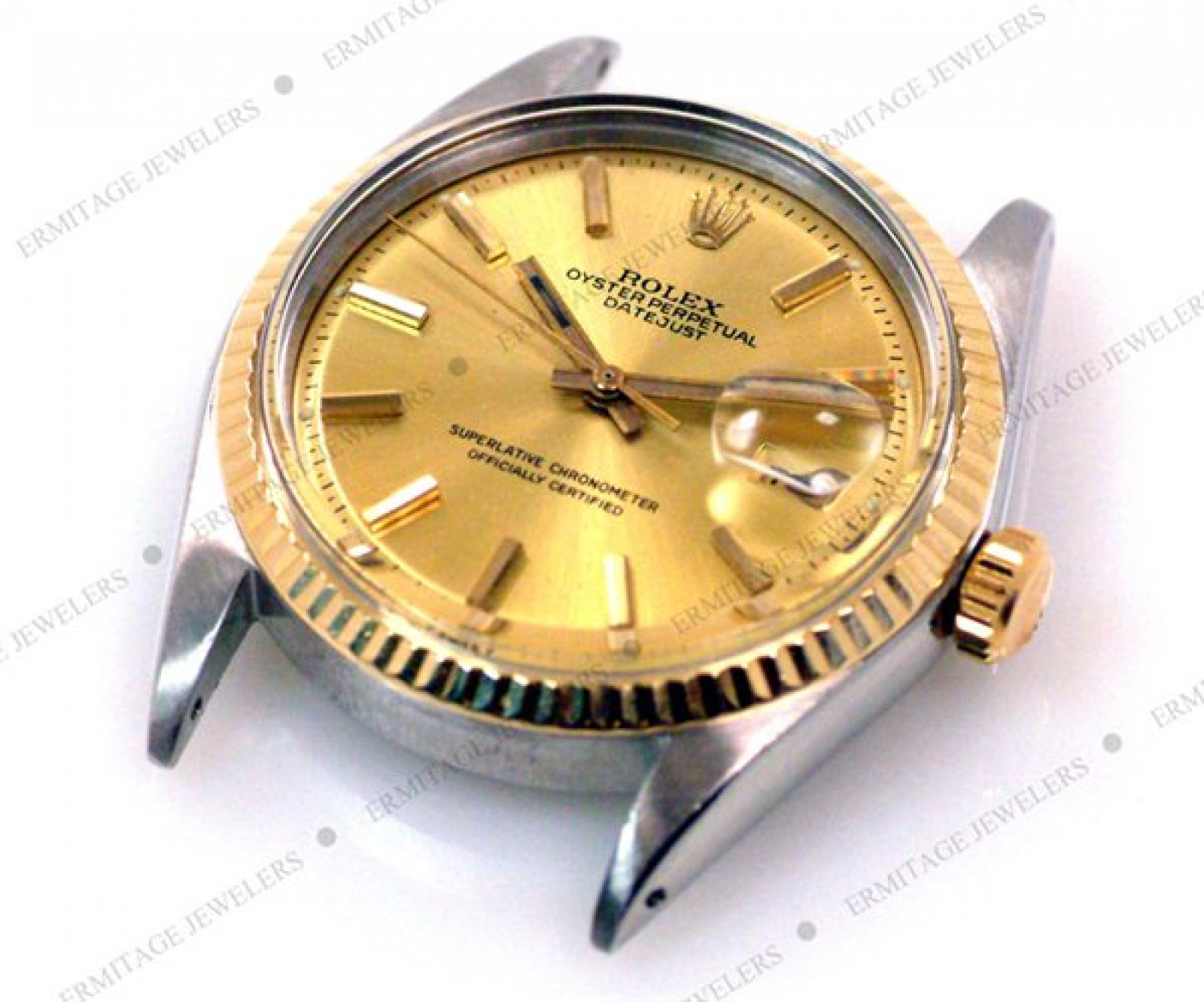 Vintage Rare Rolex Datejust 1601 Gold & Steel Circa 1972
