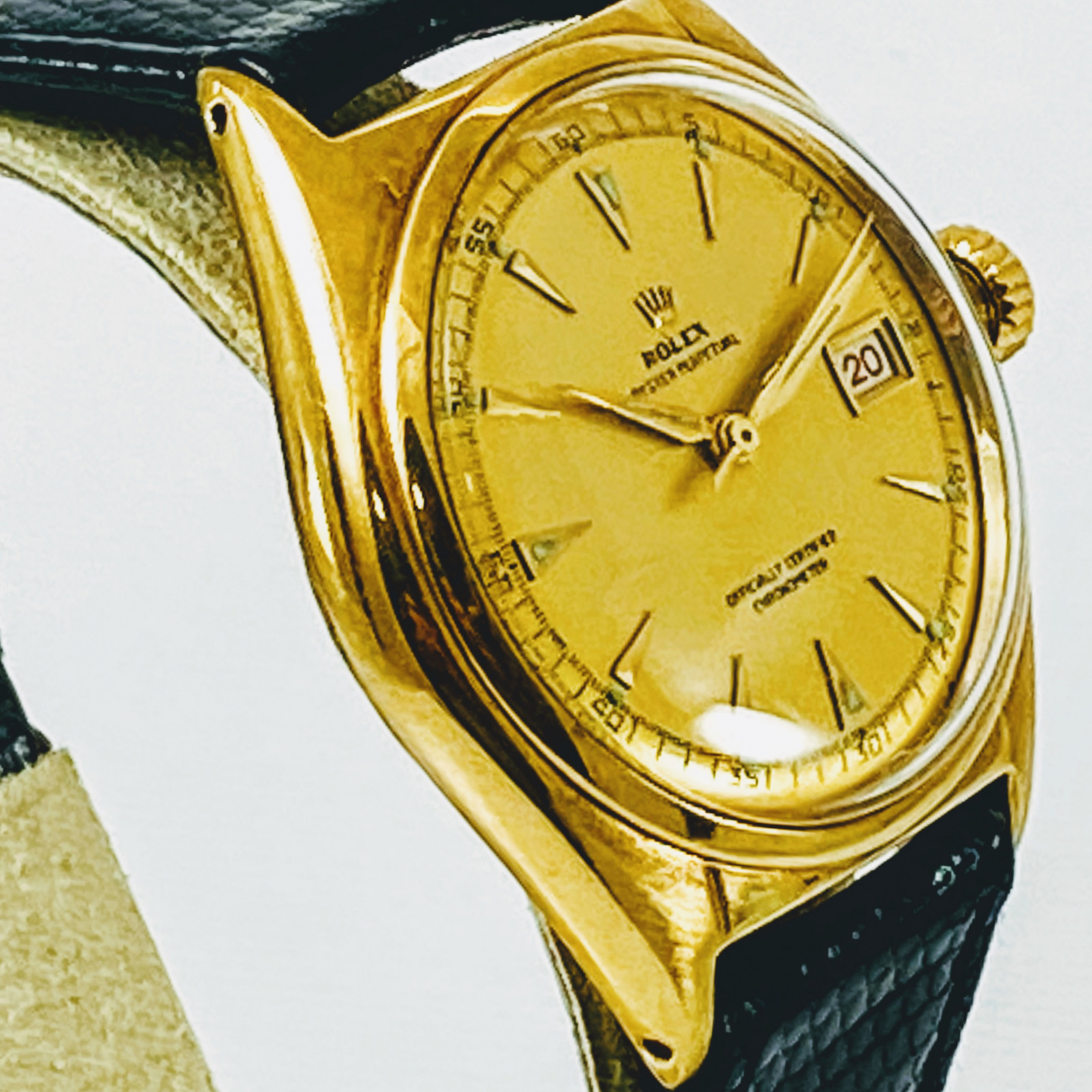 Vintage Rolex 5030 Bubbleback 18KT Gold 1955