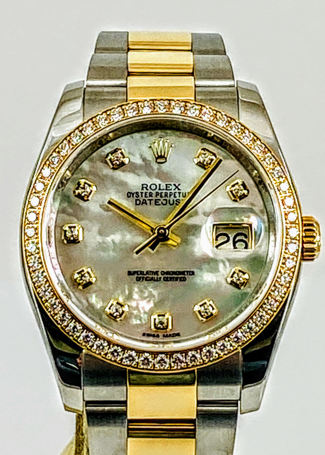 Rolex 116243 Diamond Datejust Certified Factory
