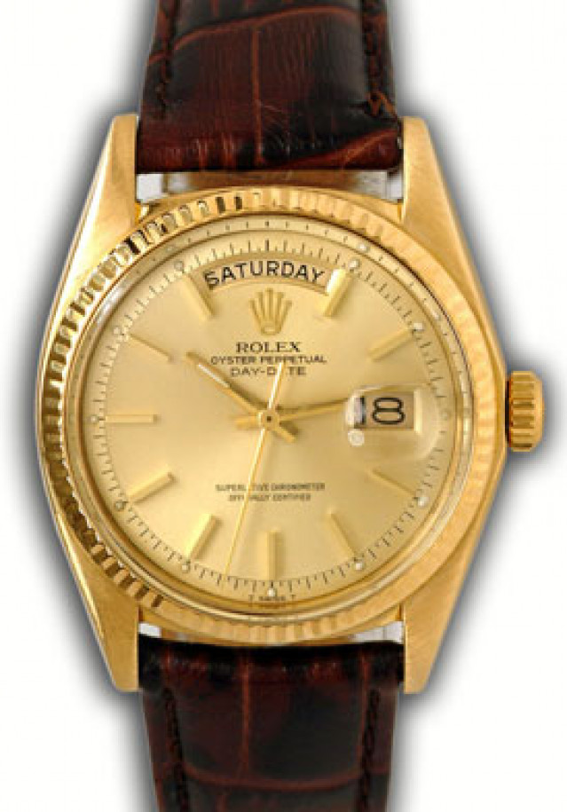 Vintage Rolex Day-Date 1803 Gold Year 1974 1974 with Black Dial