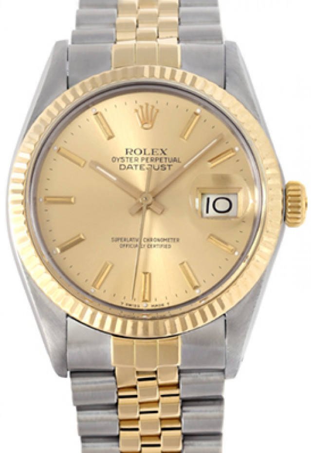 Rolex Datejust 16013 18 KT Gold & Steel