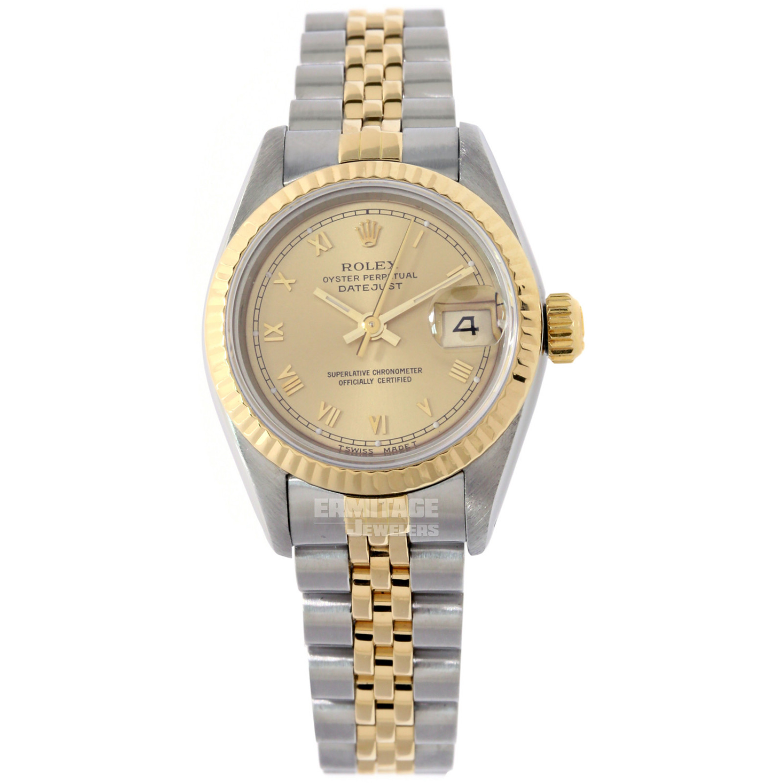 Pre-Owned Rolex Datejust 69173 with Champagne Dial