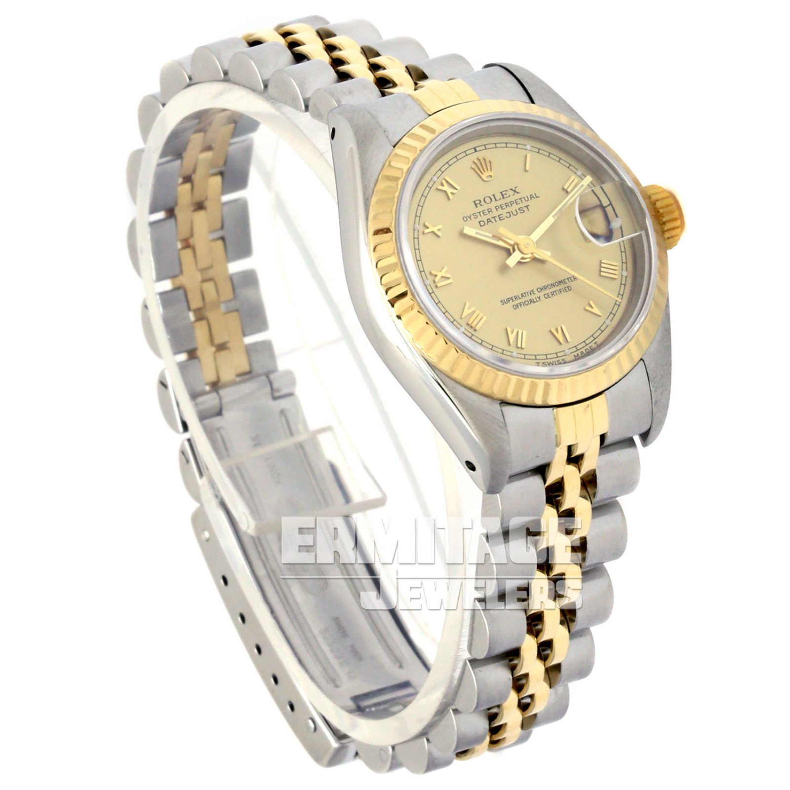 Pre-Owned Rolex Datejust 69173 with Champagne Dial