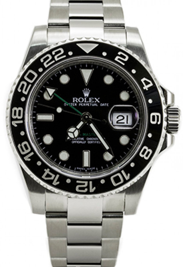 Stainless Steel Rolex GMT-Master II 116710 40 mm