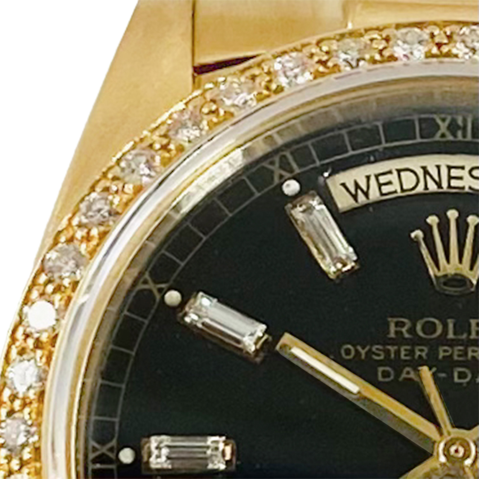 Rolex Day-Date 18038 Diamond Bezel & Dial