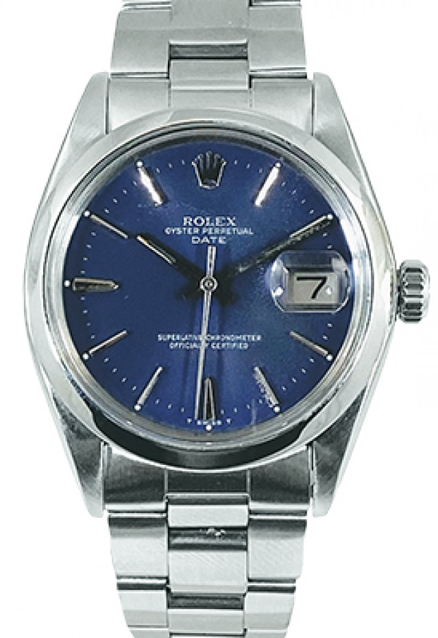 Rolex Date Model 1500 Stainless Steel