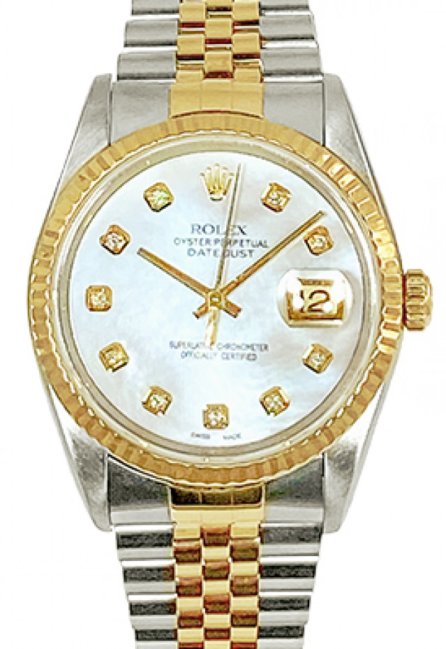 Rolex 16233 Mother Of Pearl Diamond Dial