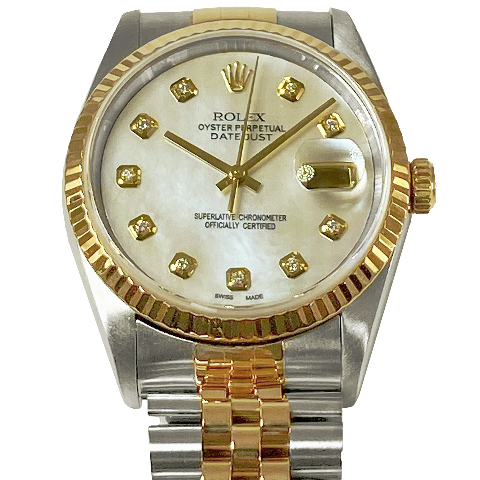 Rolex 16233 Mother Of Pearl Diamond Dial