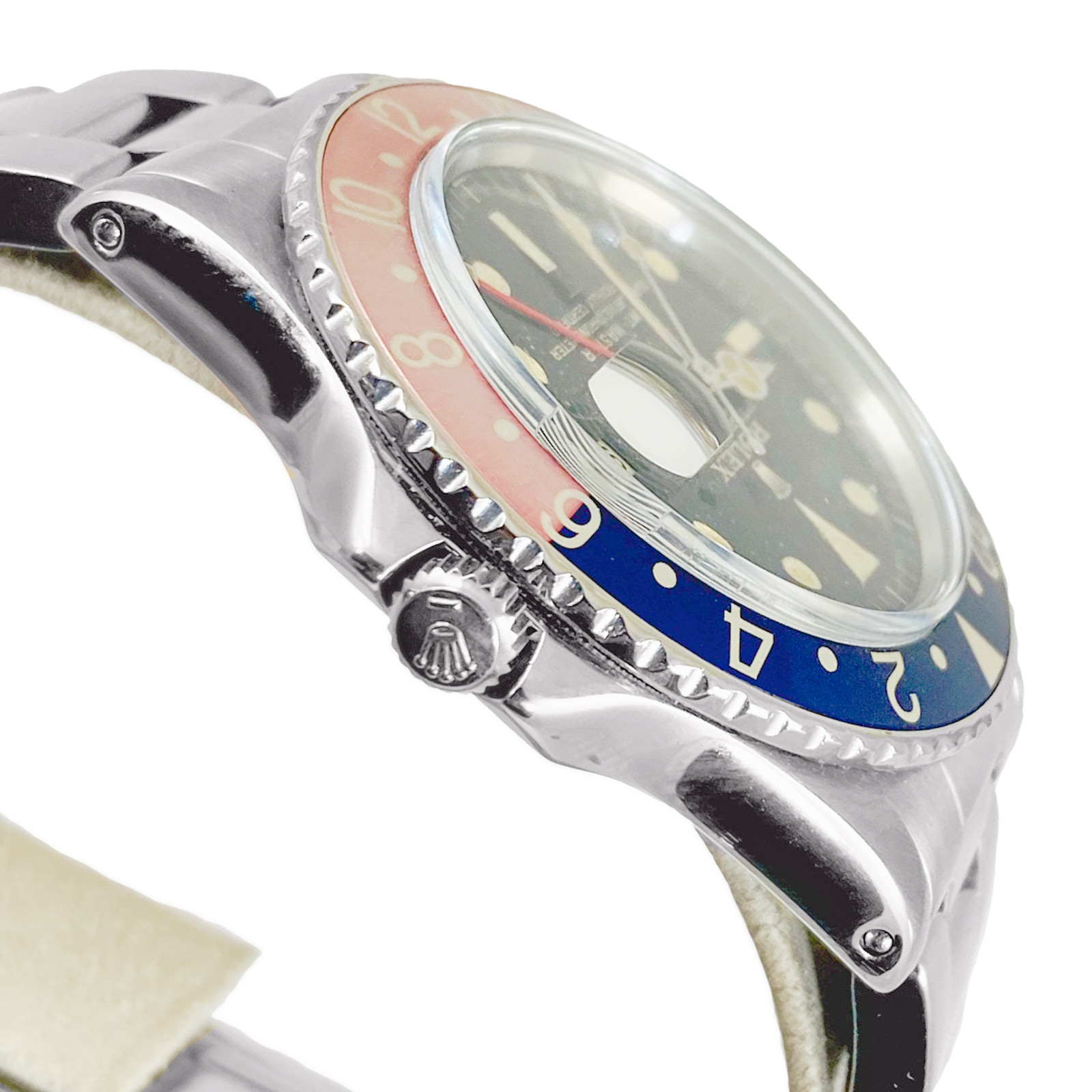 Rare Rolex GMT-Master Ref. 1675 Underline Double Swiss Dial 1963